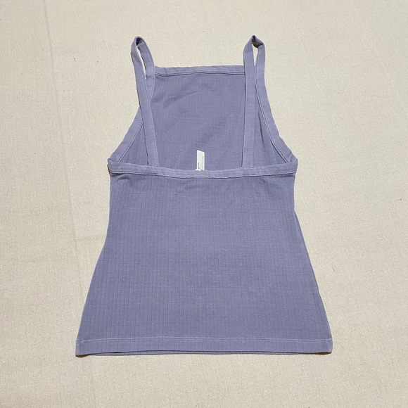Free People Ribbed Square High Neck Tank Top - Picture 3 of 7